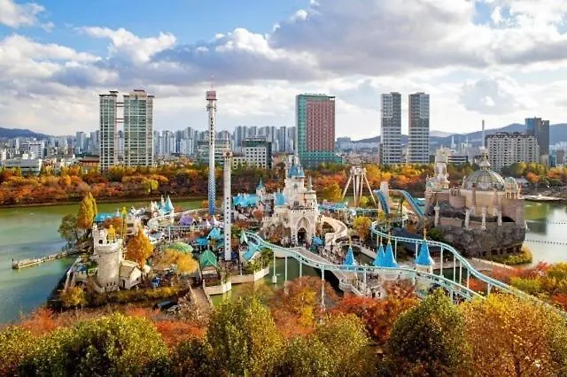 アパート New! Cozy! #Grace Haven At Coex# Wifi,Netflix,Youtube, 3-Min Subway #Next To Coex# Gangnam District, Jamsil, Lotte World# ソウル特別市